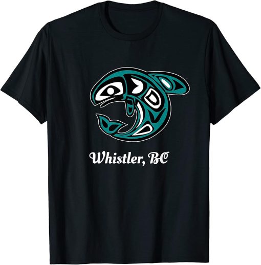 Whistler British Columbia Native Tribal Orca Killer Whale T-Shirt